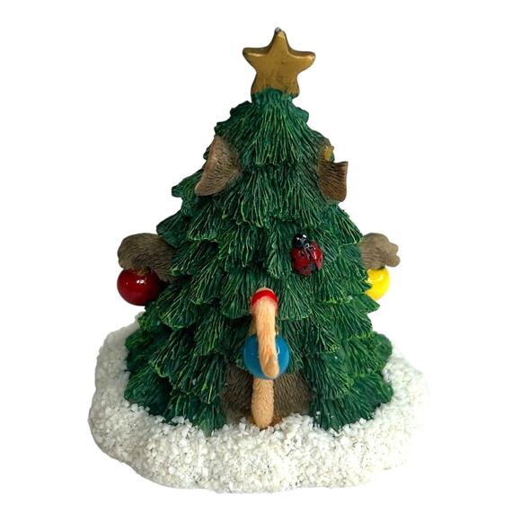 Charming Tails Figurine Fitz & Floyd Oh Mackenzie Tree Christmas Holiday Decor - Picture 3 of 7